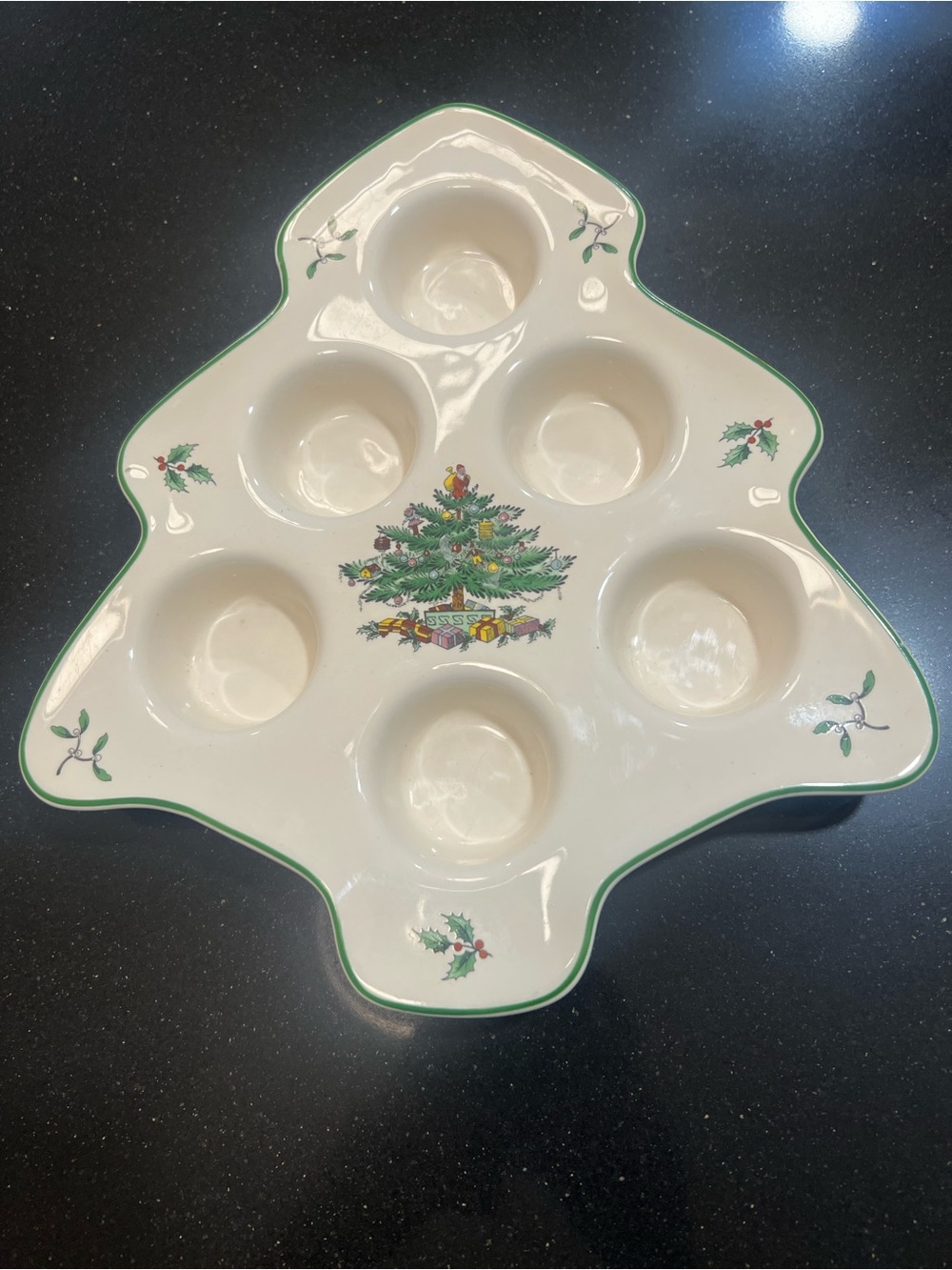 Spode Ceramic Tree-Shaped Tea Light Holder